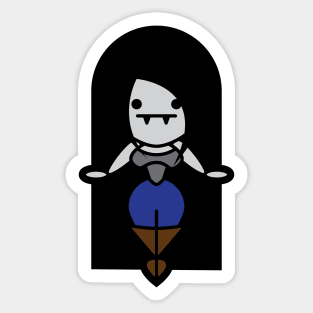 Marceline the Vampire Queen Tooniefied Sticker